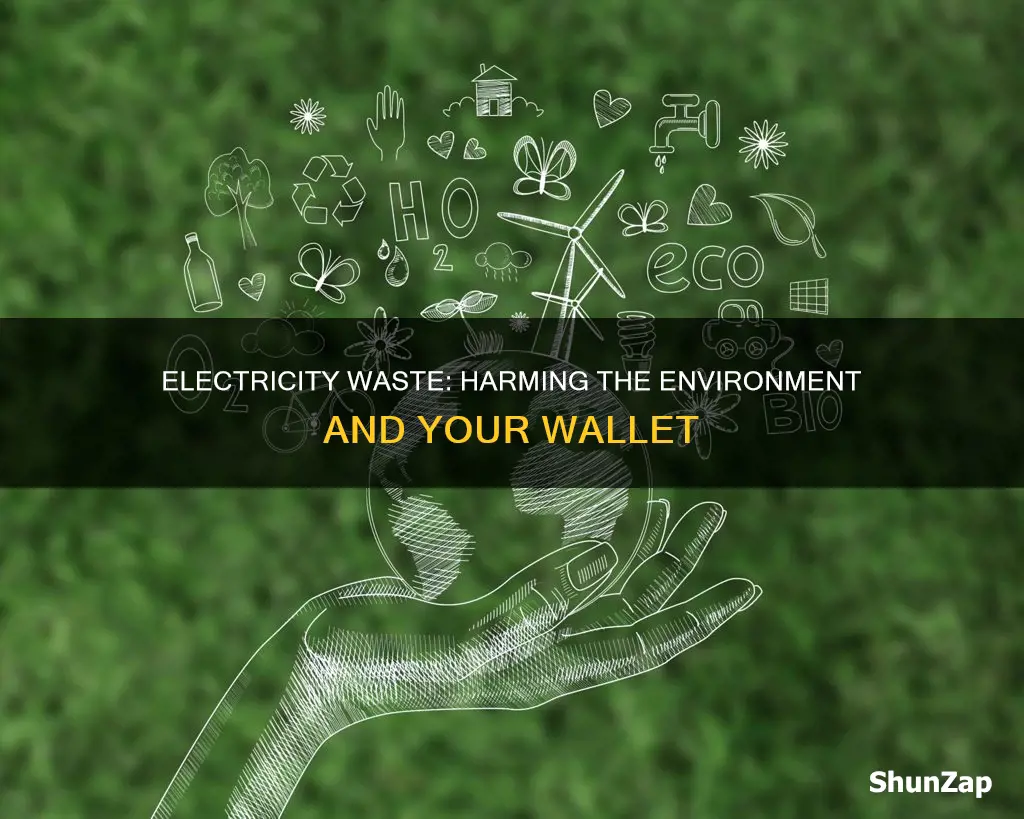 is wasting electricity bad for the environment