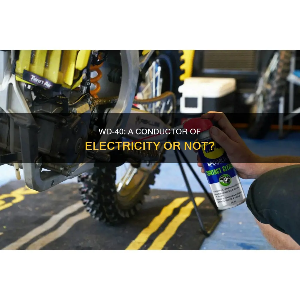 is wd 40 a conductor of electricity