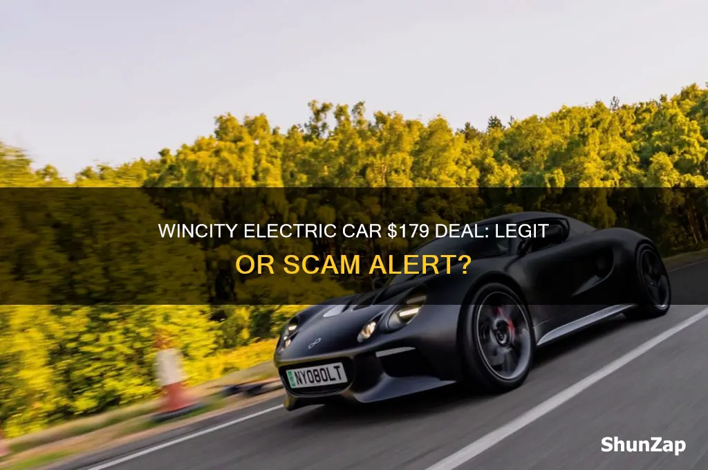 is wincity electric car 179 deal is it fake
