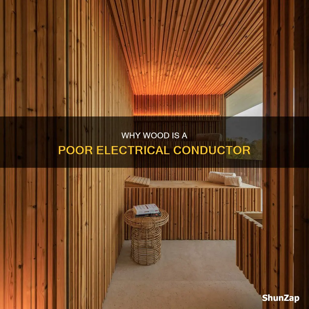 is wood a bad conductor of electricity