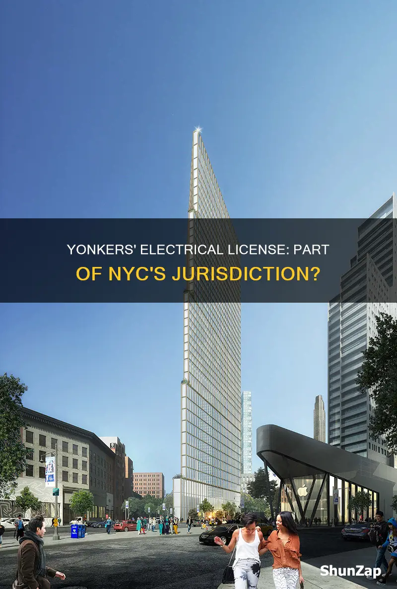 is yonkers part of nyc electrical license
