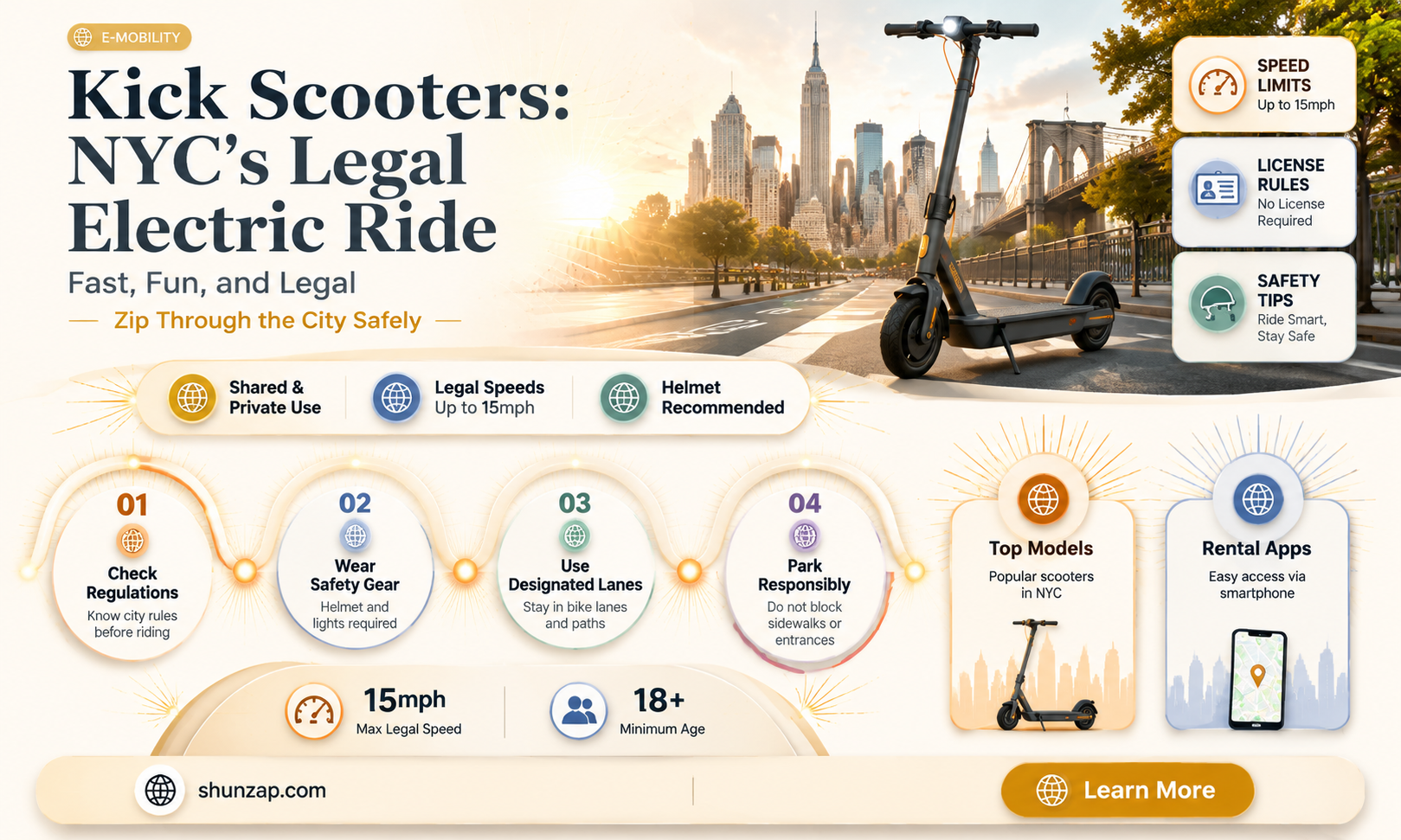are electric kick scooters legal in nyc