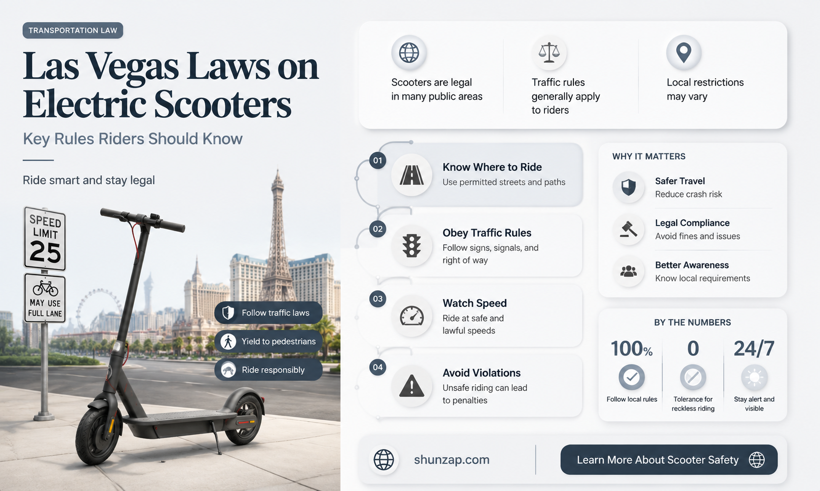 are electric scooters allowed in las vegas