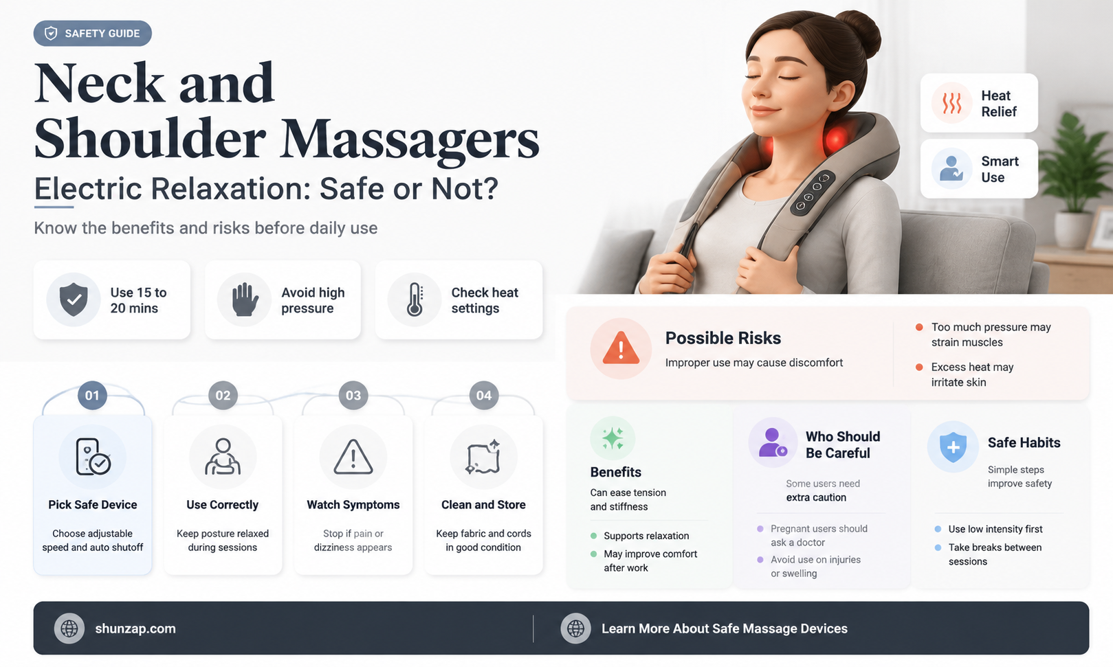 are electric neck and shoulder massagers unsafe