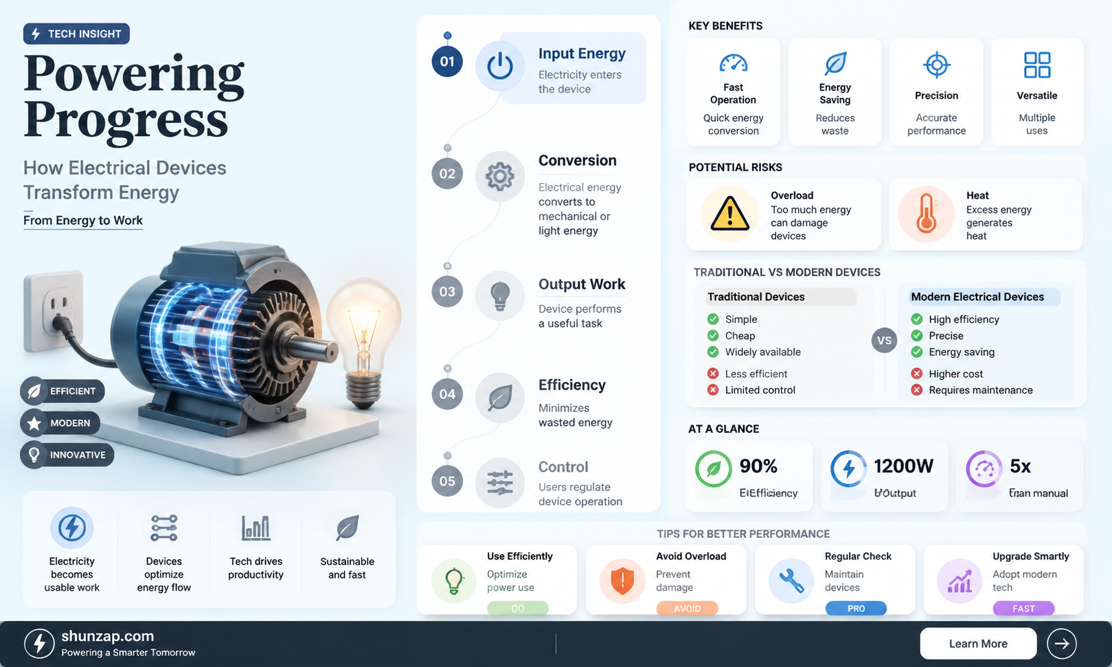 are electrical device that consume electricity to do useful work
