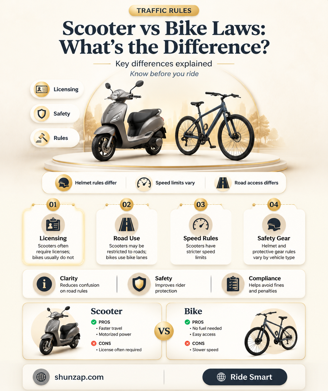 are electric scooters treated like bikes