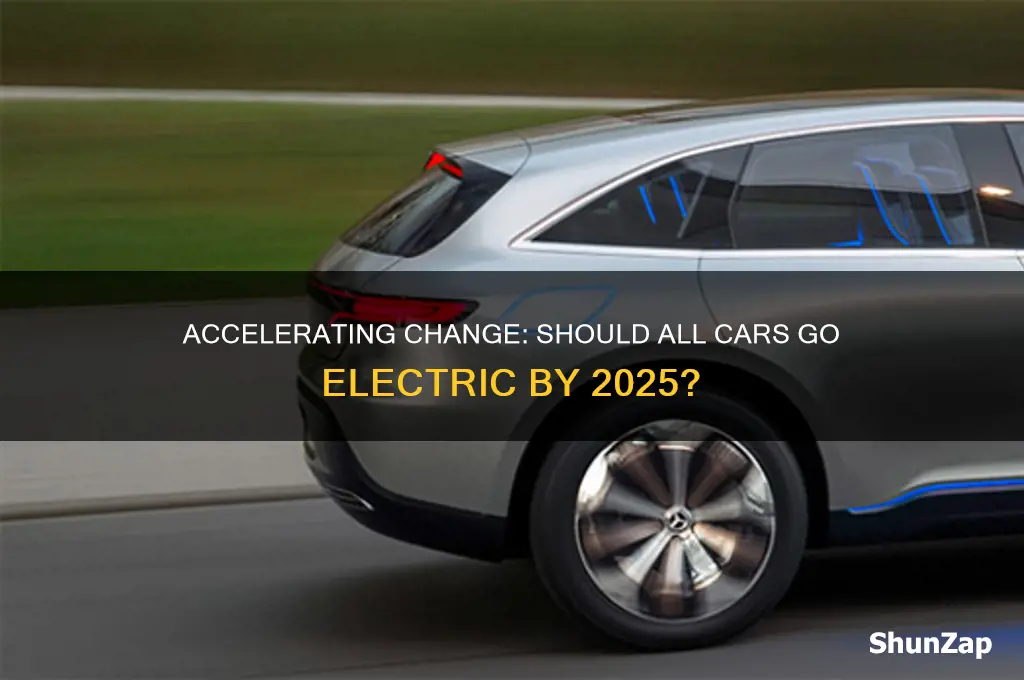 should all cars be electric by 2025