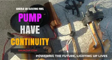 Fuel Pump Continuity: Why It's Important for Electric Vehicles
