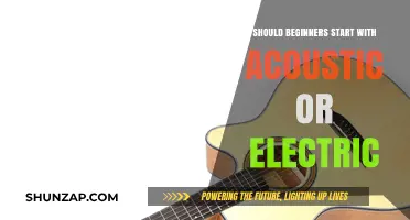 Choosing Your First Guitar: Acoustic or Electric?