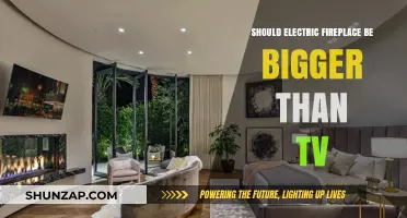 Electric Fireplace and TV: Size and Placement Tips