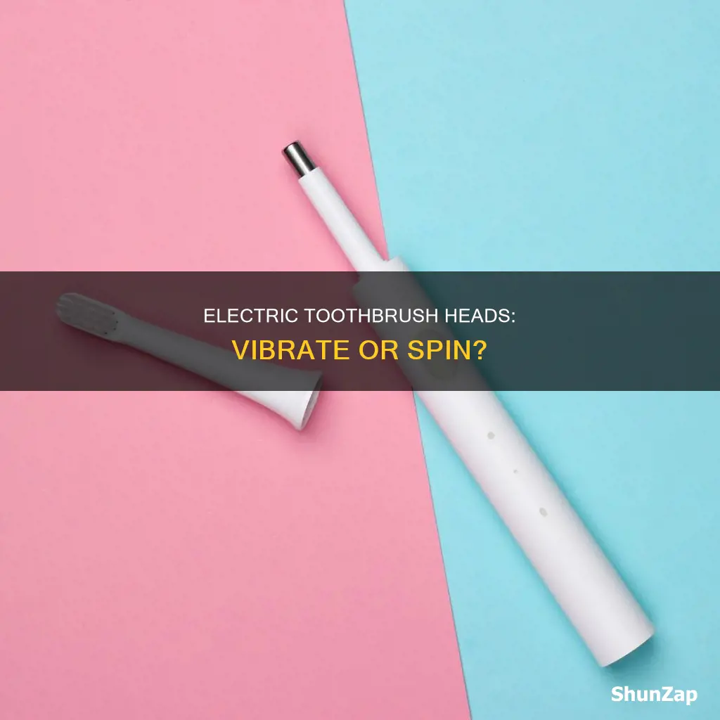 should electric toothbrush head vibrate or spin
