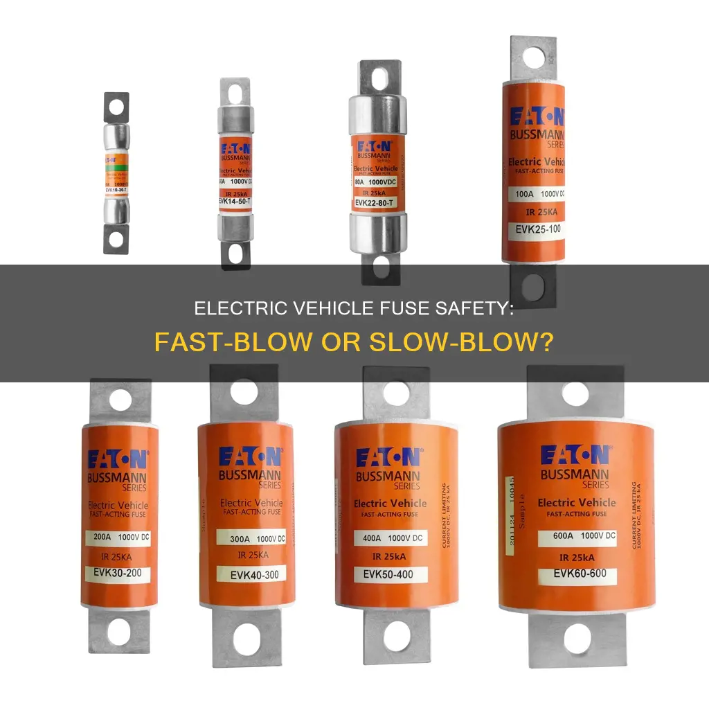 should electric vehicle fuses be fast blow