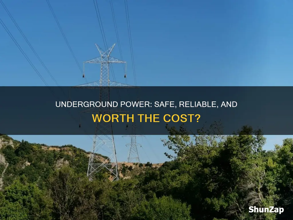 should electricity be undergoound v on poles