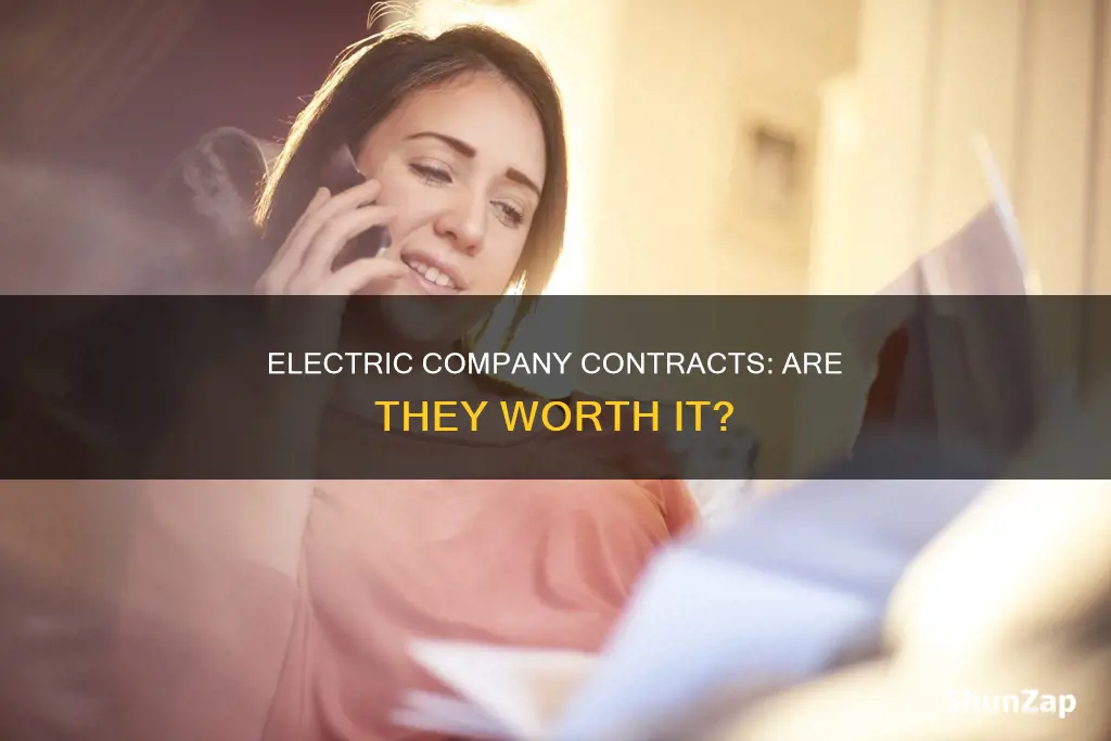 should i contract with an electric company