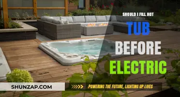 Hot Tub Setup: Filling Before Electrical Work?