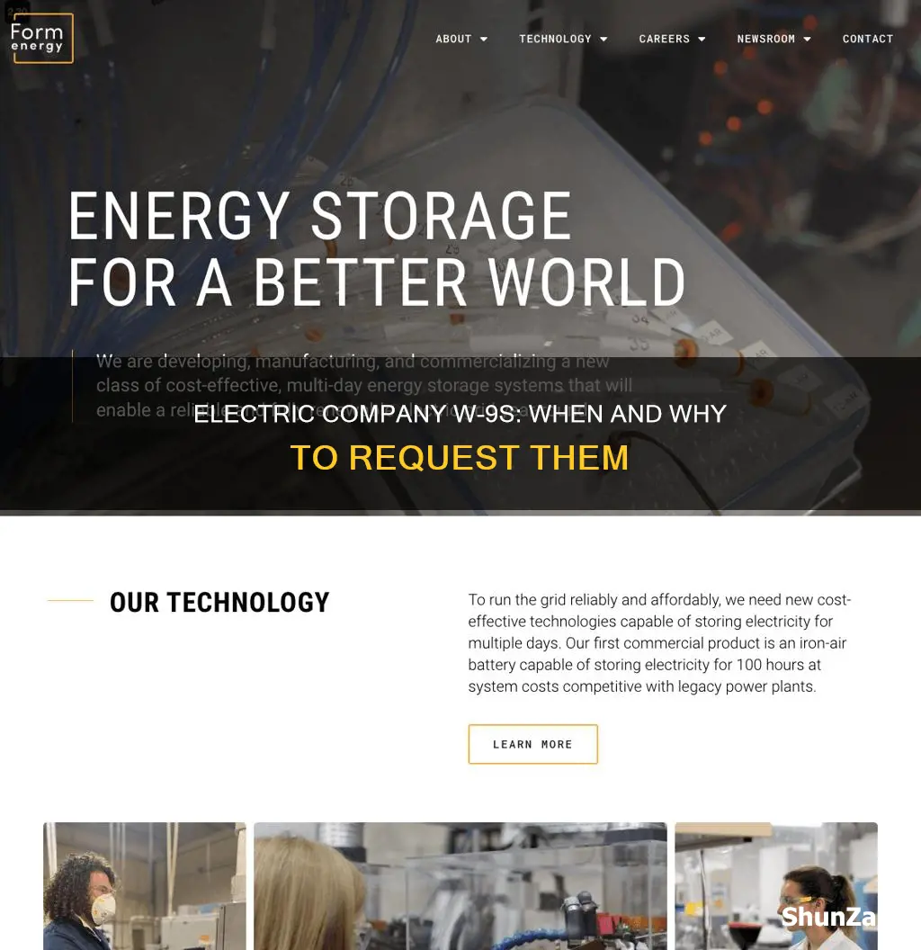 should i request a w-9 from electric company