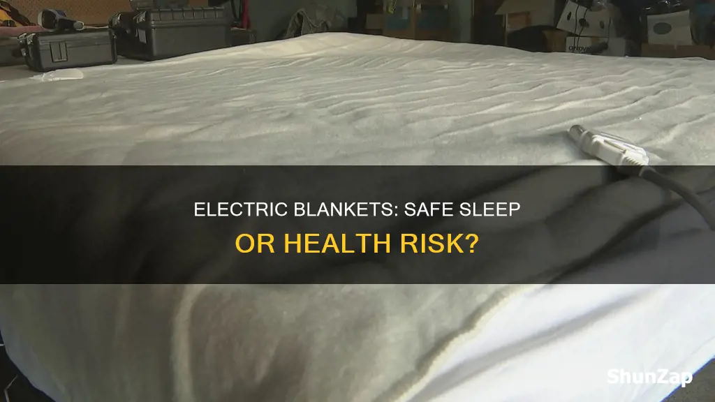 should i sleep with electric blanket on