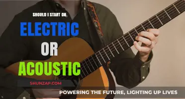 Choosing Your First Guitar: Electric or Acoustic?
