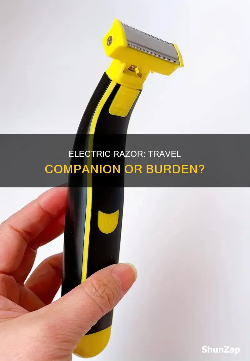 should i travel with an electric razor