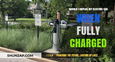 Should You Unplug Your Electric Car When Fully Charged?