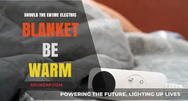 Electric Blankets: Warmth Distribution and Optimal Comfort