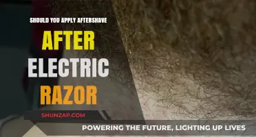 Aftershave and Electric Razors: A Good Combination?