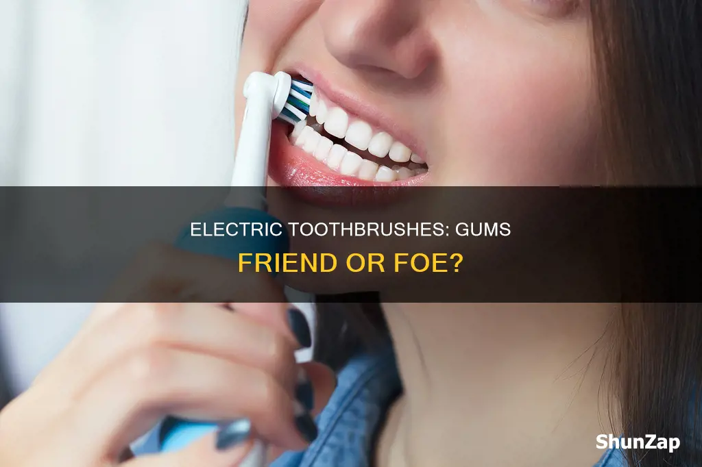 should you brush gums with electric toothbrush