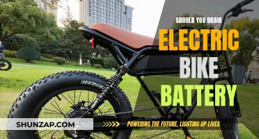 Electric Bike Battery Care: Drain or Maintain?