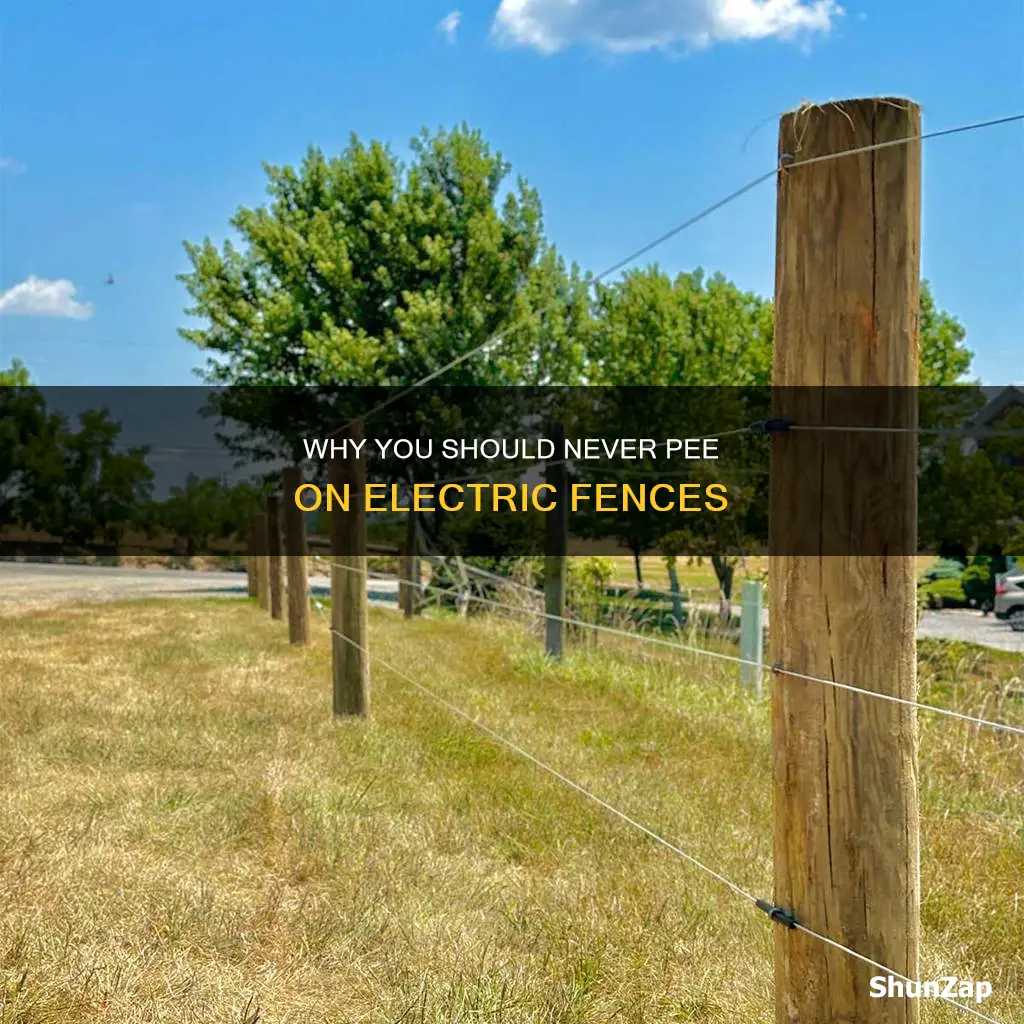 should you pee on an electric fence