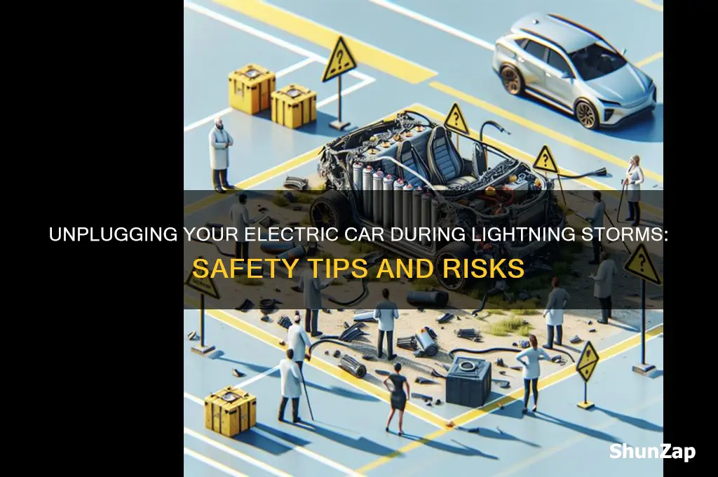 should you unplug your electric car during lighting storm