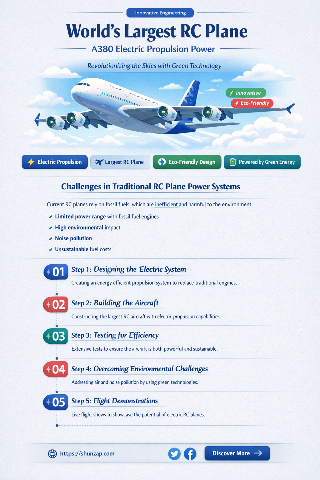 a-380 largest electric propulsion rc plane