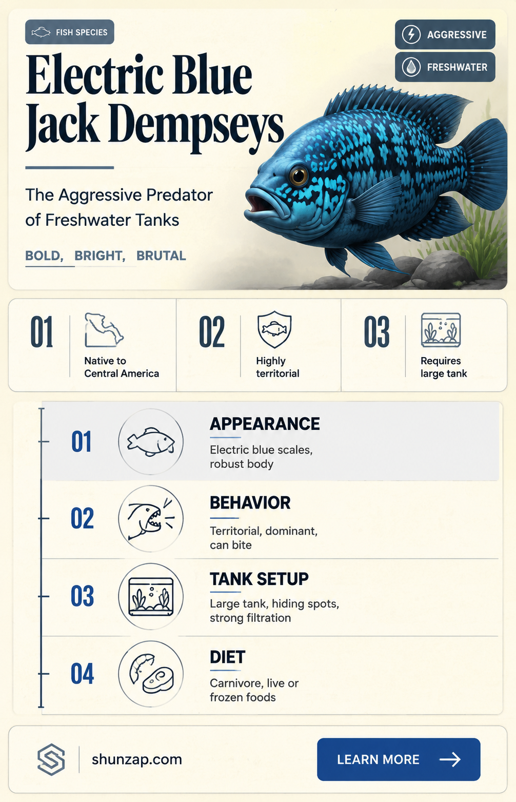 are electric blue jack dempsey