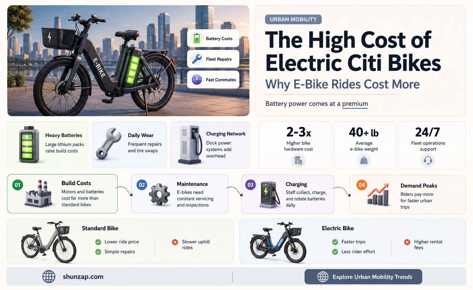 are electric citi bikes more expensive