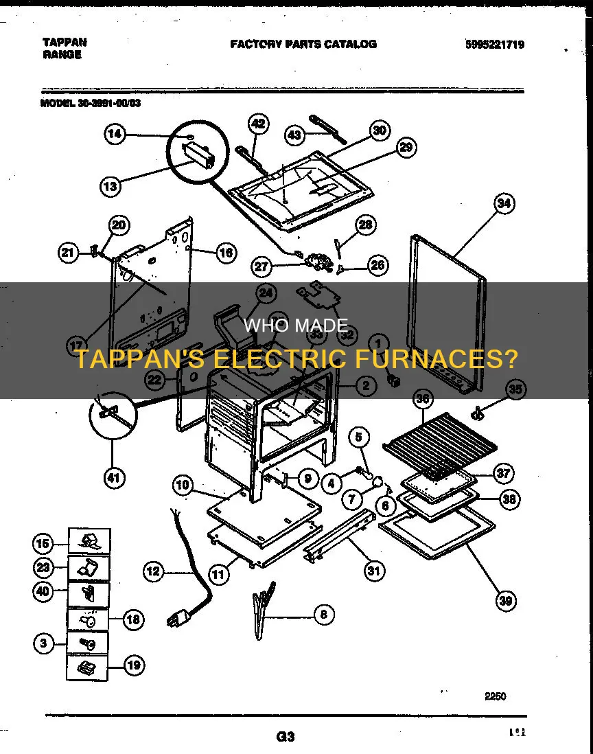 was a tappan electric furnace manufactured by some other company