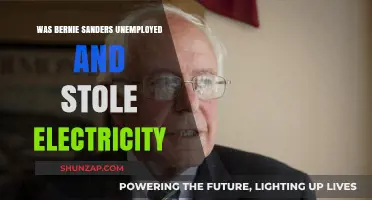 Bernie Sanders: Unemployed Thief of Electricity?