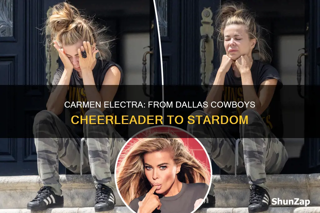 was carmen electra a dallas cowboy cheerleader