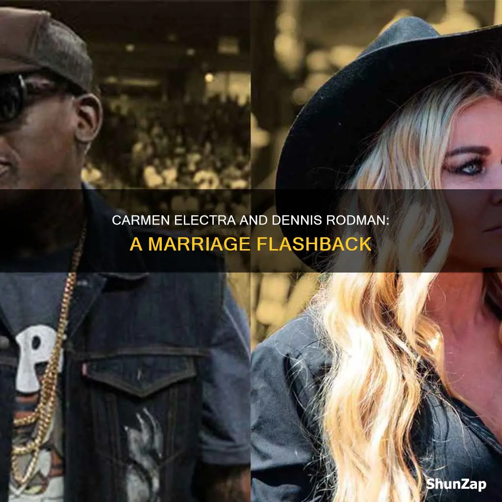 was carmen electra married to dennis rodman