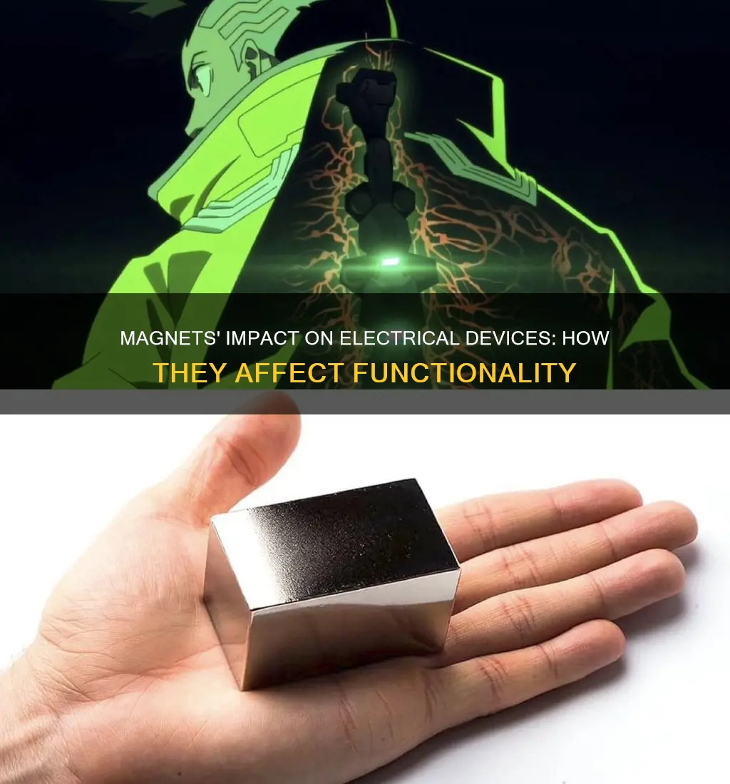 was does magnets do to electrical devices