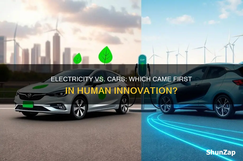 was electricity invented before the car