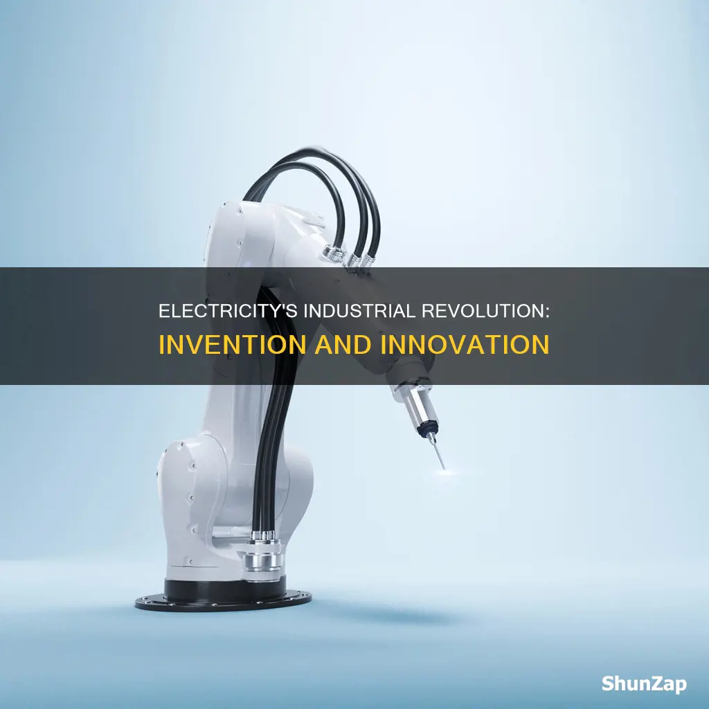 was electricity invented during the industrial revolution