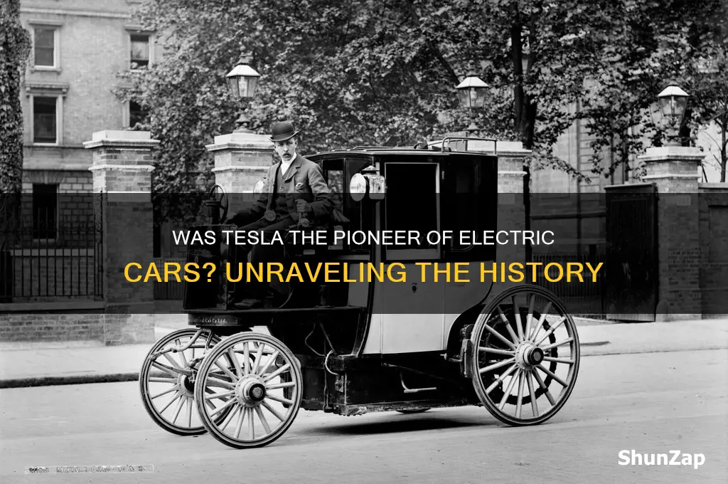 was tesla first electric car