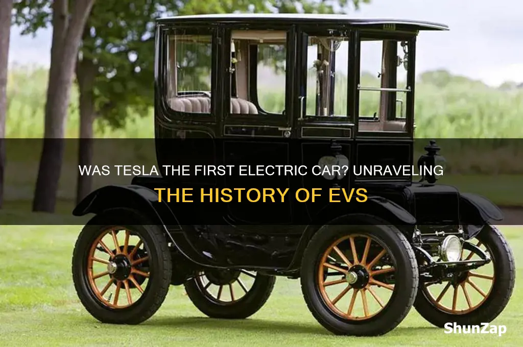 was tesla the first electric car