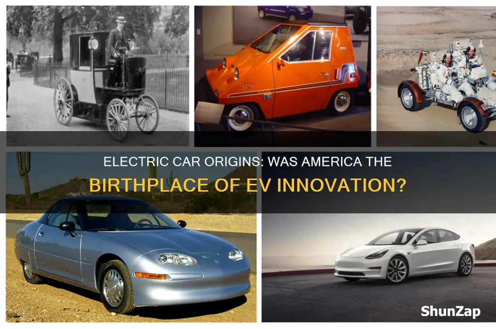 was the electric car invented in america