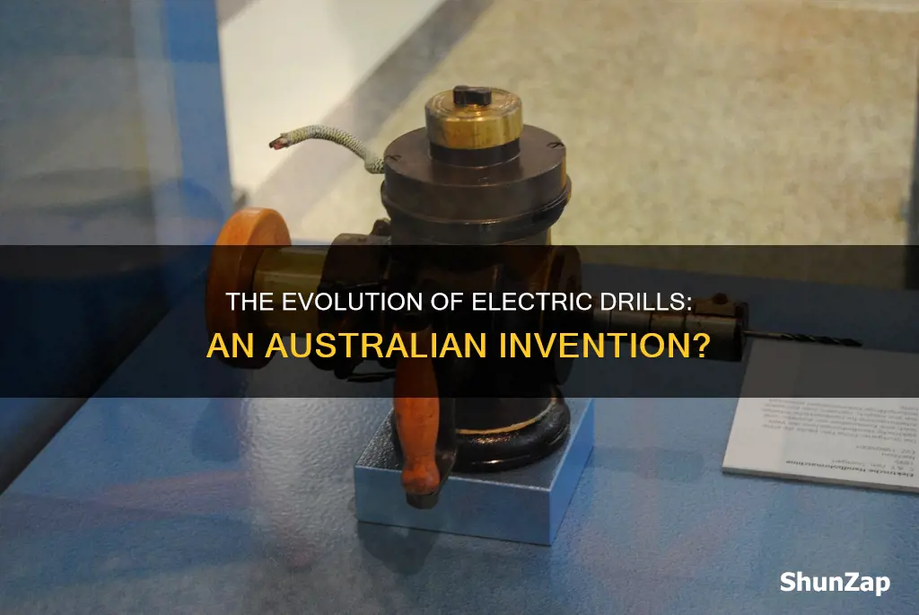 was the electric drill invented in australia