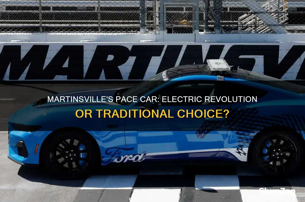 was the pace car at martinsville electric