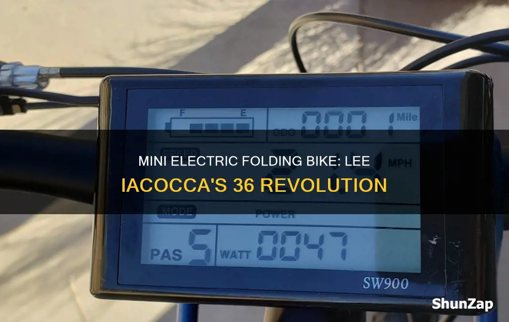 was there a lee iacocca 36 mini electric folding bike