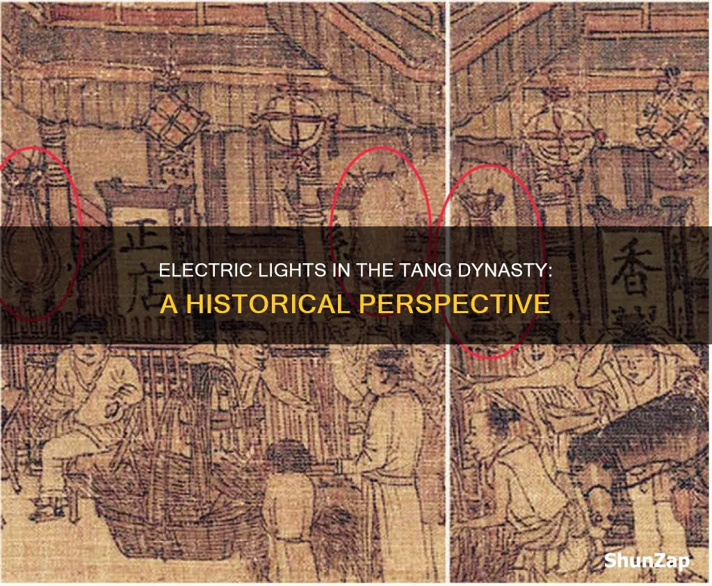 was there electric light in tang dynasty