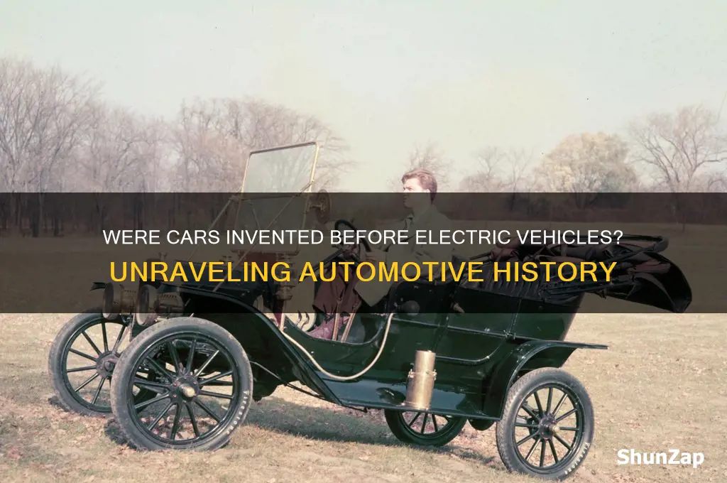 were cars invented before electric