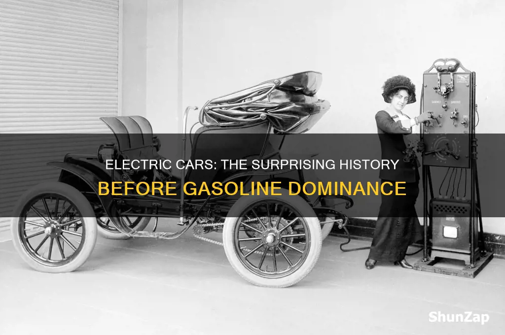 were electric cars before gas