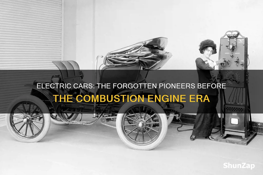 were electric cars before internal combustion engine
